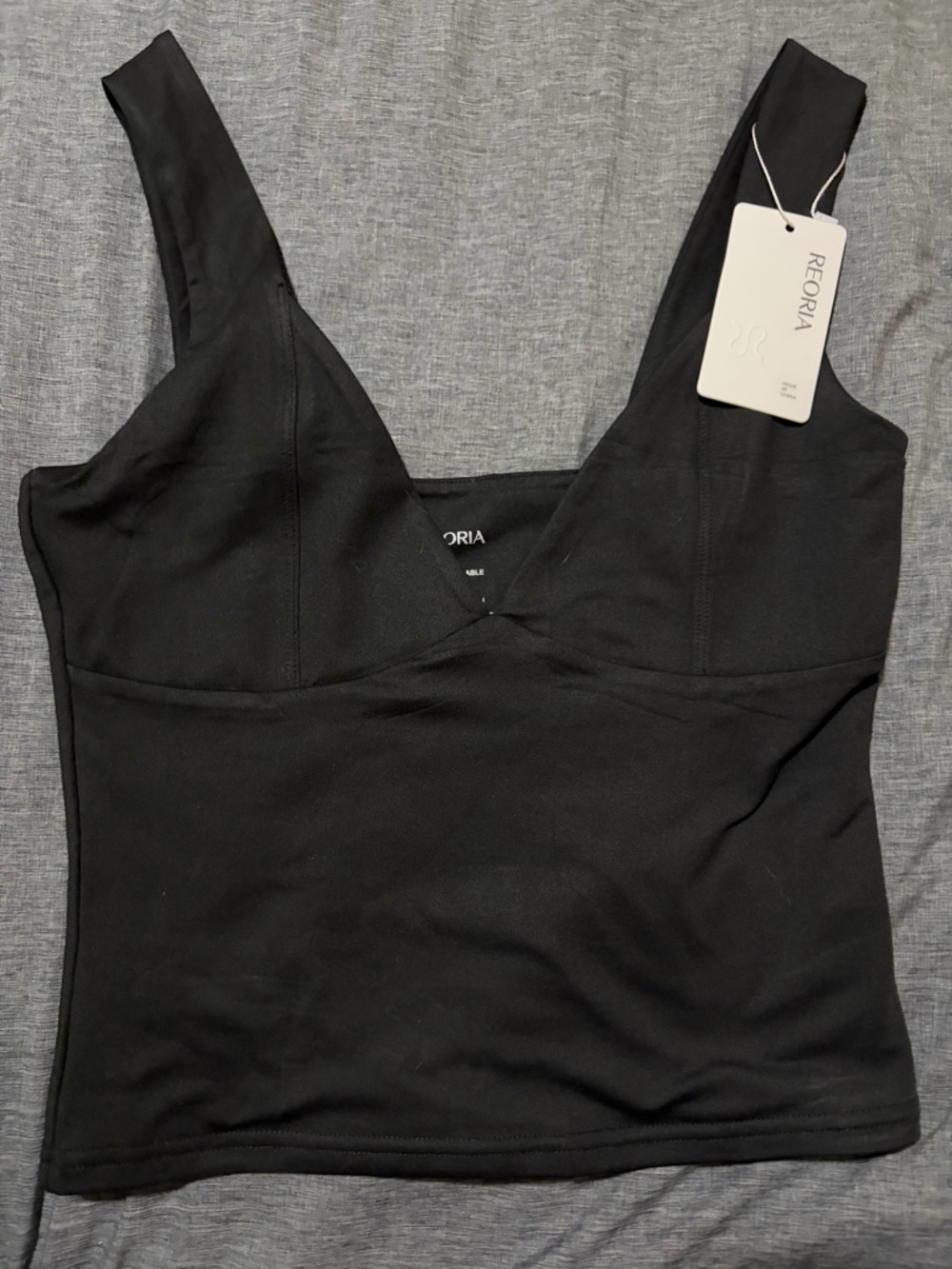 ReoRia Black Strapless Shaping Bodysuit